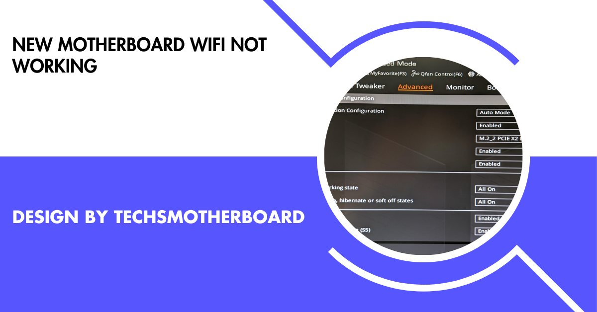 New Motherboard Wifi Not Working