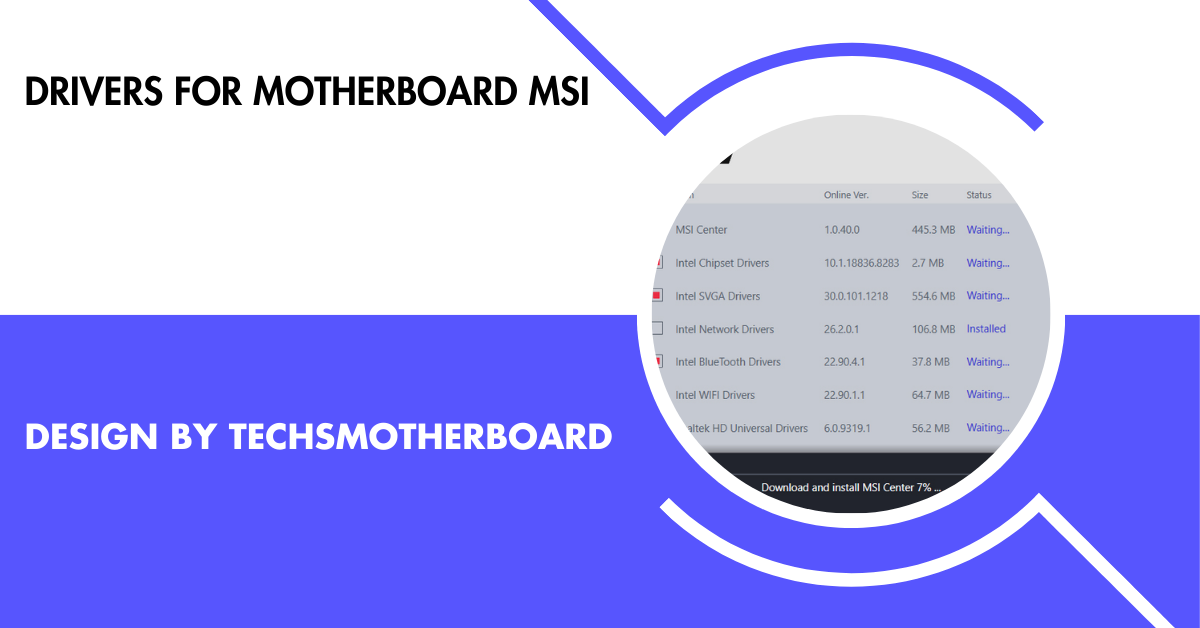 Drivers For Motherboard Msi