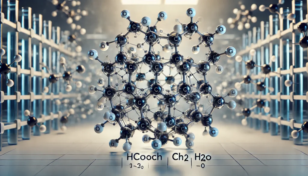 Molecular Structure of HCOOCH CH₂ H₂O